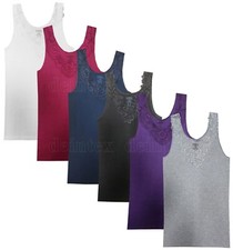 Damen Unterhemd Baumwolle