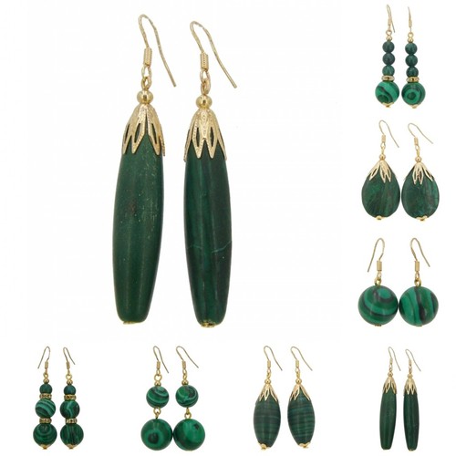 Malachite ohrringe damen - ohrringe,