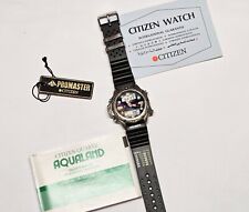 CITIZEN Aqualand 1 Taucheruhr  mit blauem Sonnenschliff-Zifferblatt ( selten )