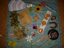 Viele Deko-Bastel Artikel, 5 Blumenstecker, Girlanden, Kerzenringe, Tür.- Wandhä