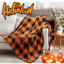 Halloween decke kariert - halloween,