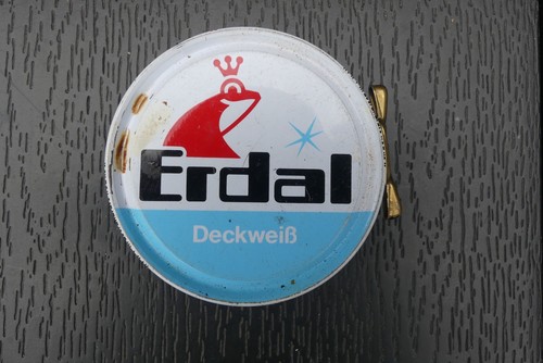 Blechdose erdal rex schuhcreme - blechdose,