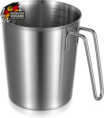 Edelstahl messbecher mit - edelstahl,