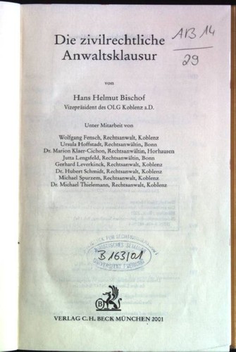 Die zivilrechtliche