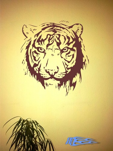 Wandtattoo tiger oracal - oracal, matt