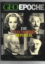 GEO EPOCHE 27 Weimarer Republik  Sammlung Kult