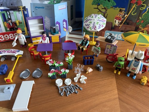 Playmobil city café hot dog - city,