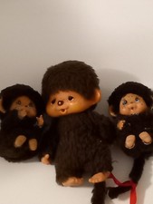 3 Monchichi 1 gr 14 cm  2