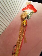 Fensterbild Fliegenpilz mit Eule 