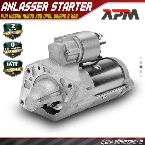 Anlasser starter 2kw - anlasser, 12