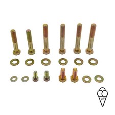 Neue Schrauben für Vorderachse + Querlenker beim VW Golf3 / Vento / Corrado