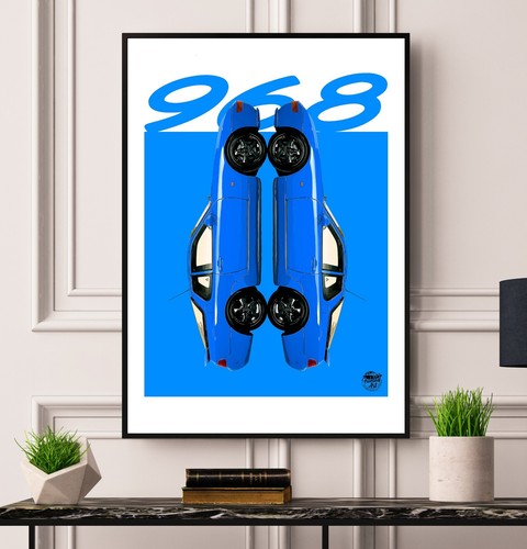 Porsche 968 druck cs - cs, turbo