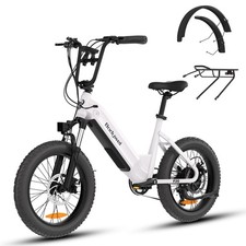Bodywel E Bike 20 Zoll Elektrofahrrad 250W 25KM/H E-Mountainbike Damen Herren DE