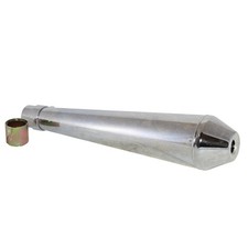 Auspuff endtopf chrom cafe - endtopf,