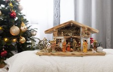 Wundervolle Weihnachtskrippe