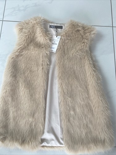 Weste zara kunstfell - zara,