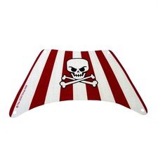 1x Lego Stoff Segel 27x17 rot gestreift Schiff Totenkopf 6243 64994 sailbb42