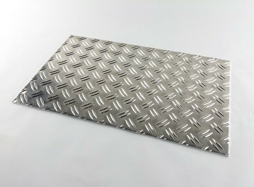Alu riffelblech 5mm - alu, 5/6,5mm