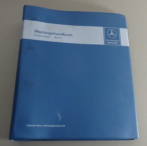 Wartungshandbuch mercedes benz - mercedes,