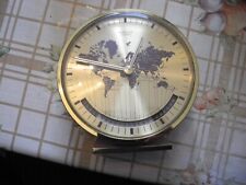 KIENZLE Weltzeituhr, Tischuhr, Messing – Quarzwerk