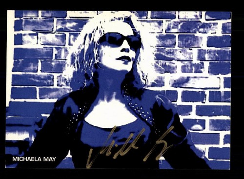 Michaela may autogrammkarte - michaela,