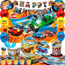 Hot Wheels Geburtstag Party Deko Hot Wheels Auto Kinder Deko Luftballons Banner