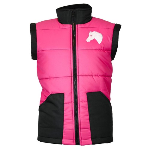 Kinder reitweste mia pink warm - reitweste,