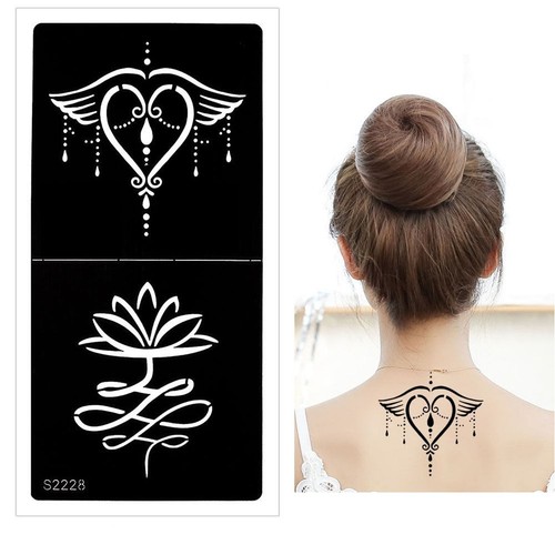Henna tattoo schablone - henna,