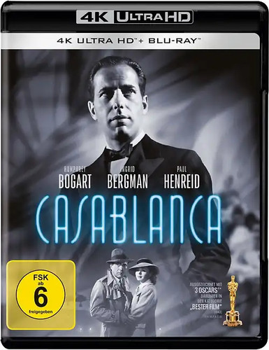 Casablanca inkl blu ray - casablanca, [inkl.