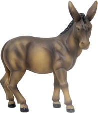 Handbemalte Krippenfigur Esel