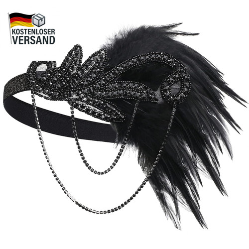 1920er jahre flapper stirnband - jahre,
