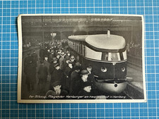 AK Postkarte Blitzzug Hamburg Fliegender Hamburger Reichsbahn Schnelltriebwagen