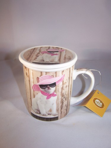 Teetasse mit sieb und - mit,