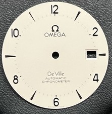 Orig. Zifferblatt Omega Seamaster De Ville Prestige - silber - 29mm - gebraucht