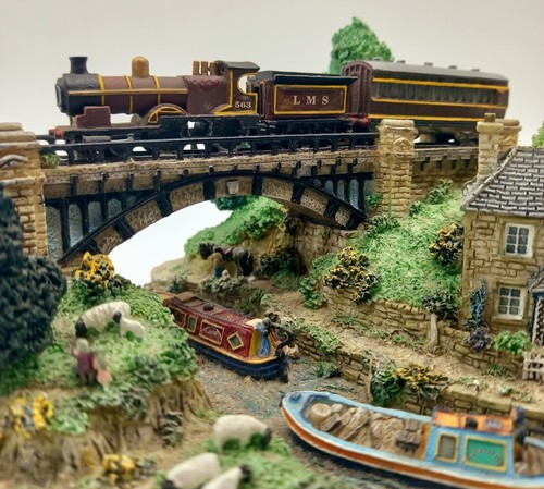 Spur lokomotive zug diorama - lokomotive,