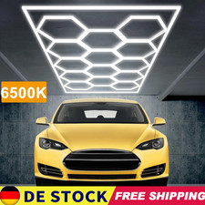 14x Hexagon Garage LED Lampe