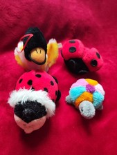 Plüschtier-Set 4-tlg. Ente-Marienkäfer-Schildkröte (sehr gut) P 187