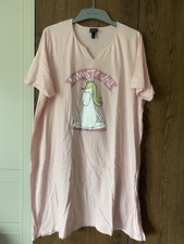 Nachthemd Bigshirt von Ulla Popken Gr.54/56 Nachtwäsche Neu Namaste Einhorn