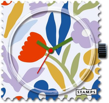 Stamps Uhr Motiv Bouquet