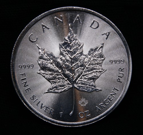 Silber münze maple leaf - münze, 5