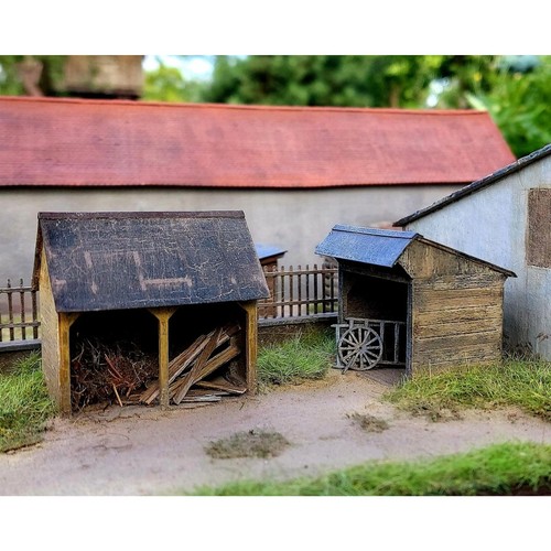 Holzschuppen spur h0 - 1:87,
