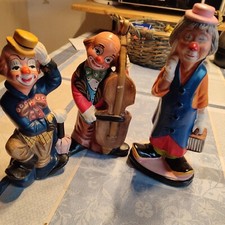 Clown Figuren spielen Musik