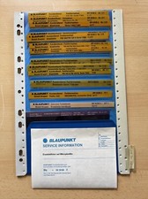 BLAUPUNKT TV FERNSEHER ORIGINAL MIKROFILME KUNDENDIENST ERSATZTEILE RARITÄT