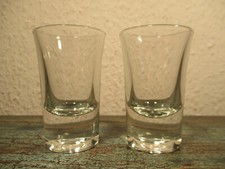 2 Stück Shot Gläser 2cl stabil mit dickem Boden Schnapsgläser Pinneken Stamperl
