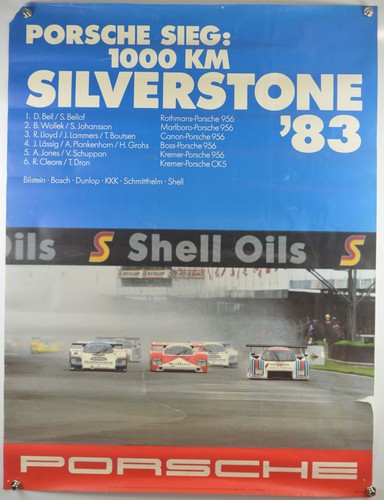 Plakat poster porsche 956 sieg - plakat,