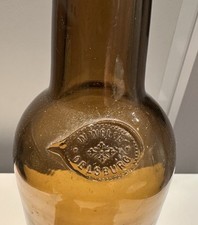 Alte Siegelflasche Glas