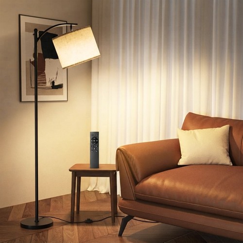 Stilvolle beige bogenlampe mit - beige,