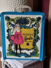 Alter  "Mod Ära" Barbie Koffer Mattel 1968 Barbie Doll Case  Vintage Trunk #1002