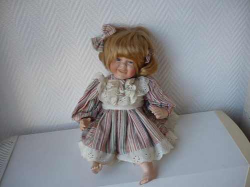 Nostalgische porzellan puppe - nostalgische,