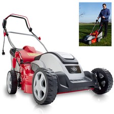 Elektro Rasenmäher 41 cm Schnittbreite 1600 W Mähen & Mulchen Stahl. ID6548